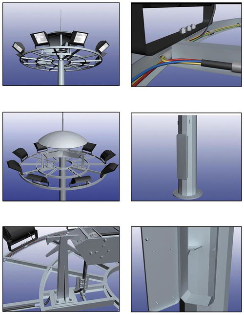 【商業街高桿燈】-