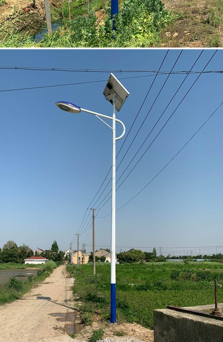 太陽能路燈戶外燈6米新農村led超亮100w大功率工程高桿燈