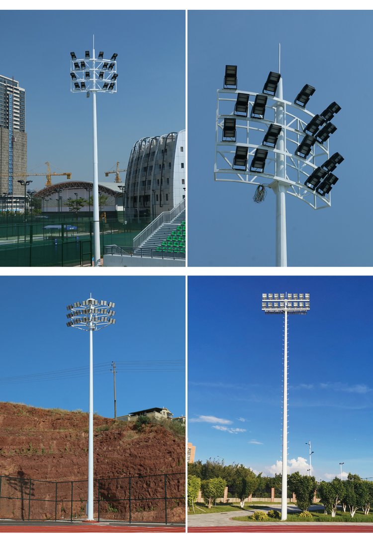 升降式led高桿燈廠家 15-35米定制燈盤 廣場戶外球場亮化防雷防腐