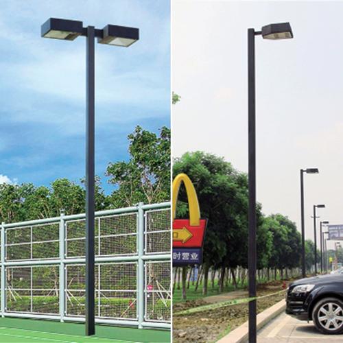 戶外廣場球場燈桿工程燈柱6米8米12米照明燈市電熱鍍鋅高桿燈