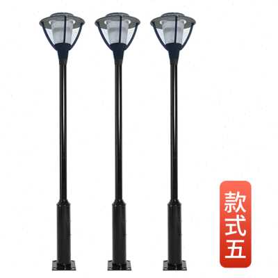 新品led路燈庭院燈3米戶外燈高桿燈草坪燈室外農村景觀燈花園雙頭