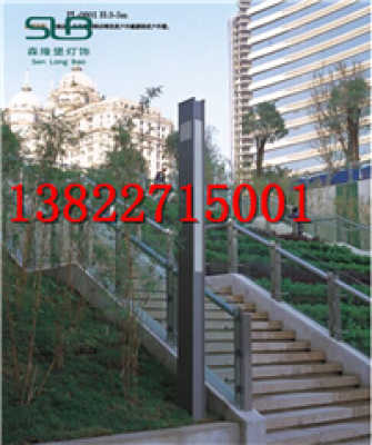 現代簡約戶外景觀燈方形不銹鋼景觀燈小區廣場道路led節能路燈