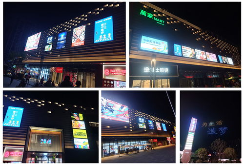 萬科天空之城2049燈箱照明方案效果展示