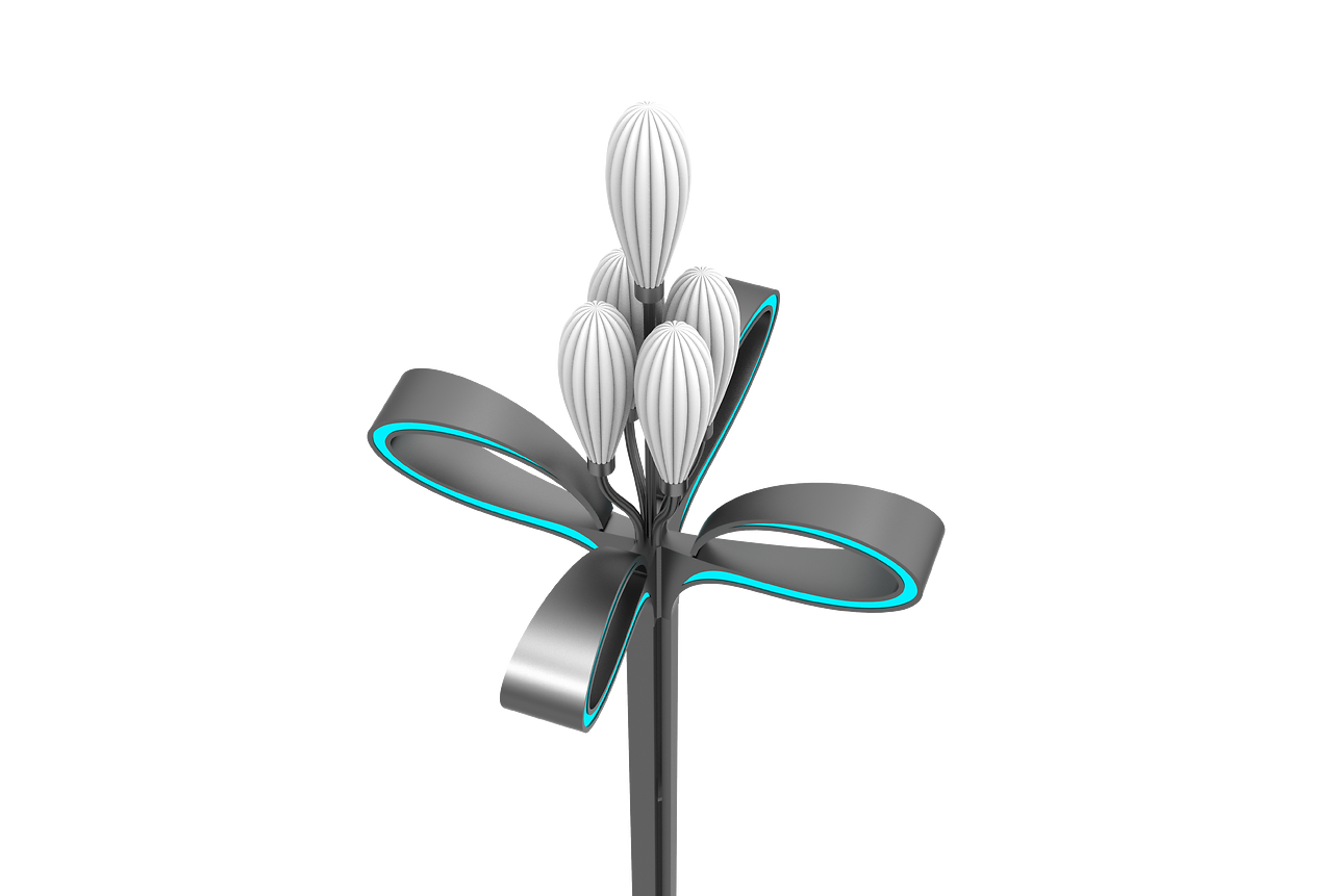 海清圖文原創景觀燈設計——“含苞待放”戶外景觀燈