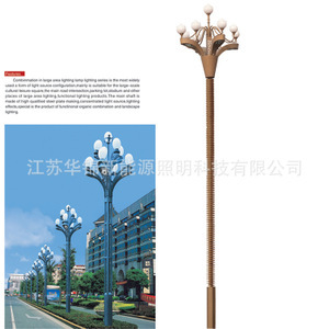 玉蘭花燈 戶外景觀照明的優雅之選