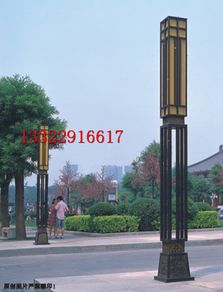 鐵藝復古仿云石景觀燈 打造典雅戶外光環境的優選